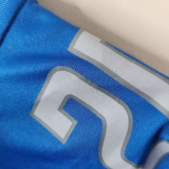 NFL Players Nike Detroit Lions On-Field Barry Sanders Honolulu Blue Jersey XXL - Picture 8 of 8